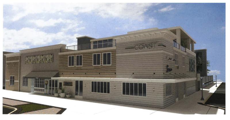 After a year of speculation, it’s been revealed the former Sandcastle Motel property in downtown Rehoboth Beach will be turned into a hotel named Coast. SUBMITTED IMAGE